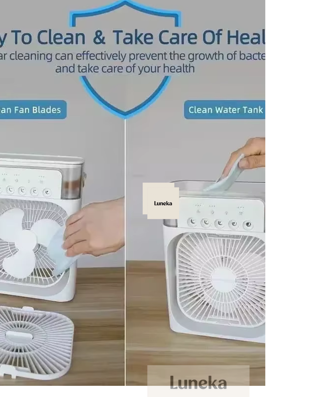 Mini Ventilador USB Tres en Uno y Luz LED
